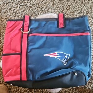 Patriots Blue and Red Tote Bag